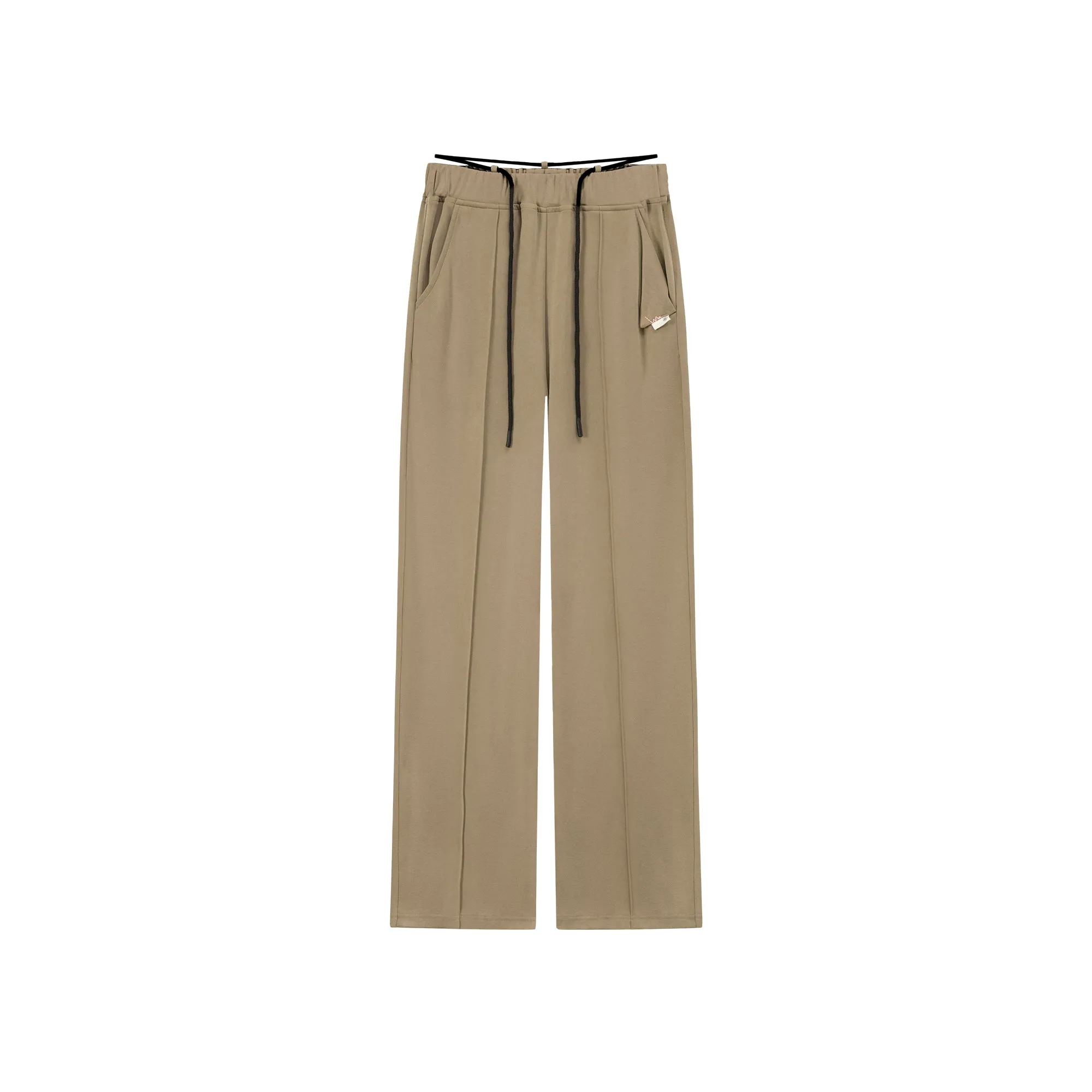 Elastic Waist Color Pants
