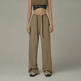 Elastic Waist Color Pants