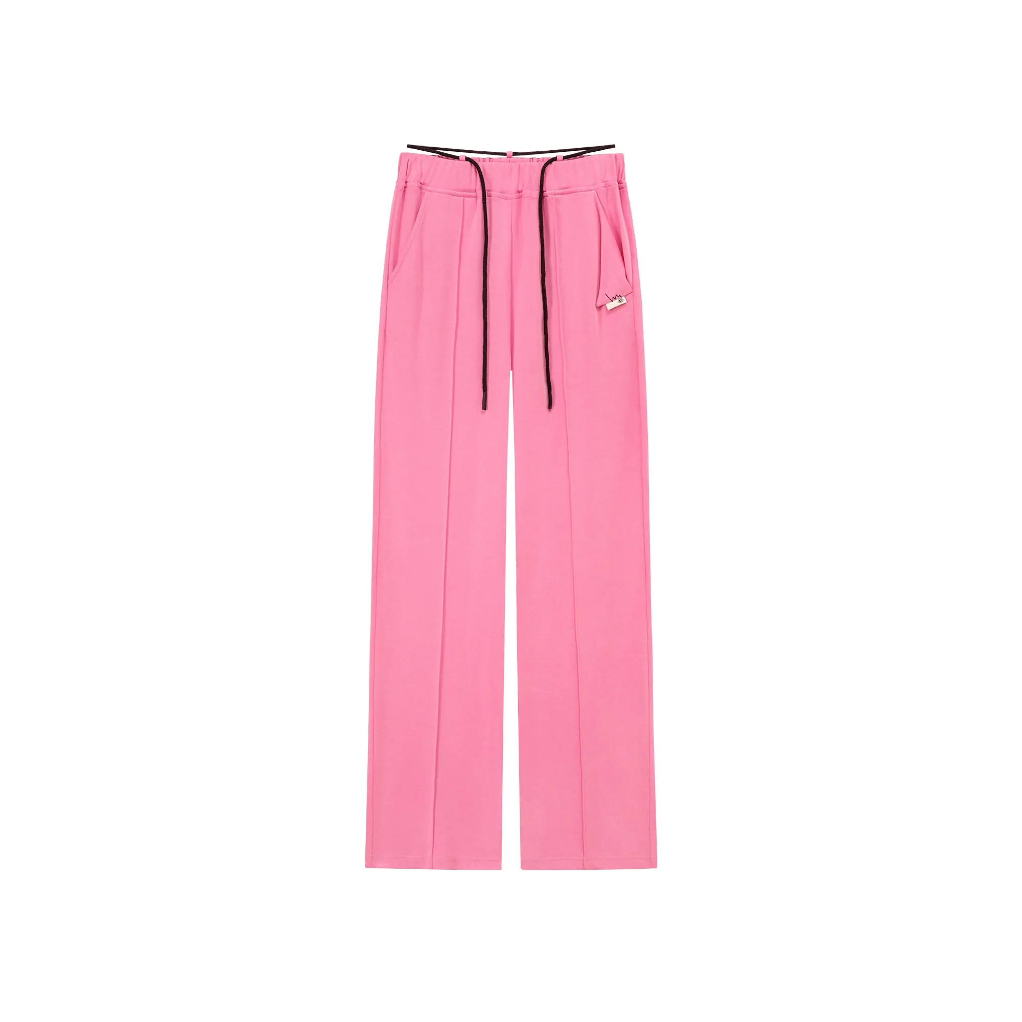 Elastic Waist Color Pants