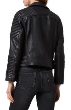 Estella Leather Biker Jacket