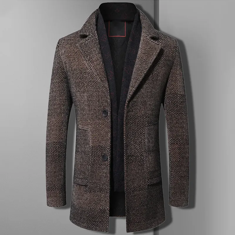 Ethan Timeless Wool Blend Overcoat
