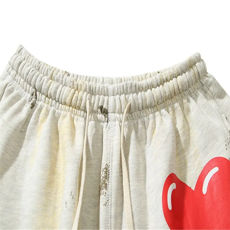 EU Saint Red Heart Shorts