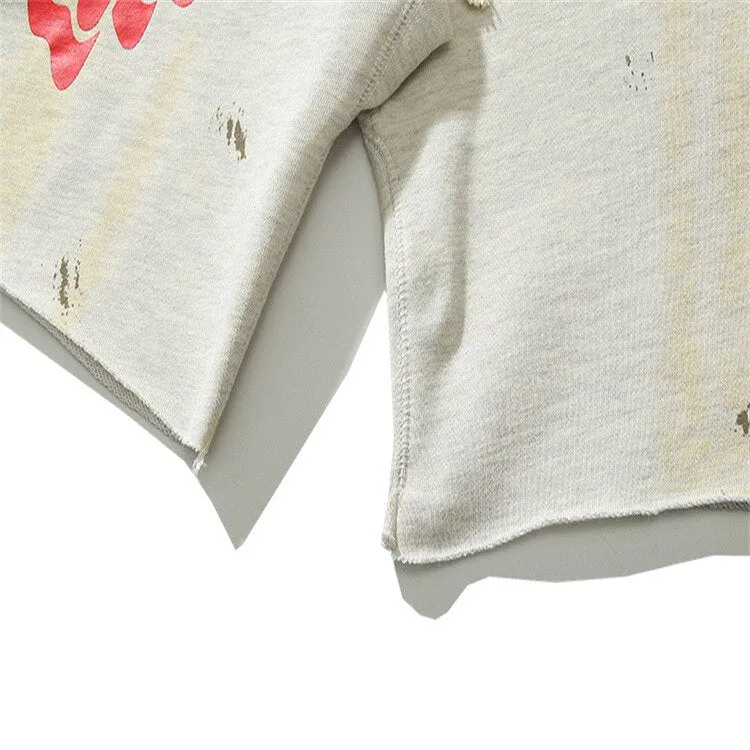 EU Saint Red Heart Shorts