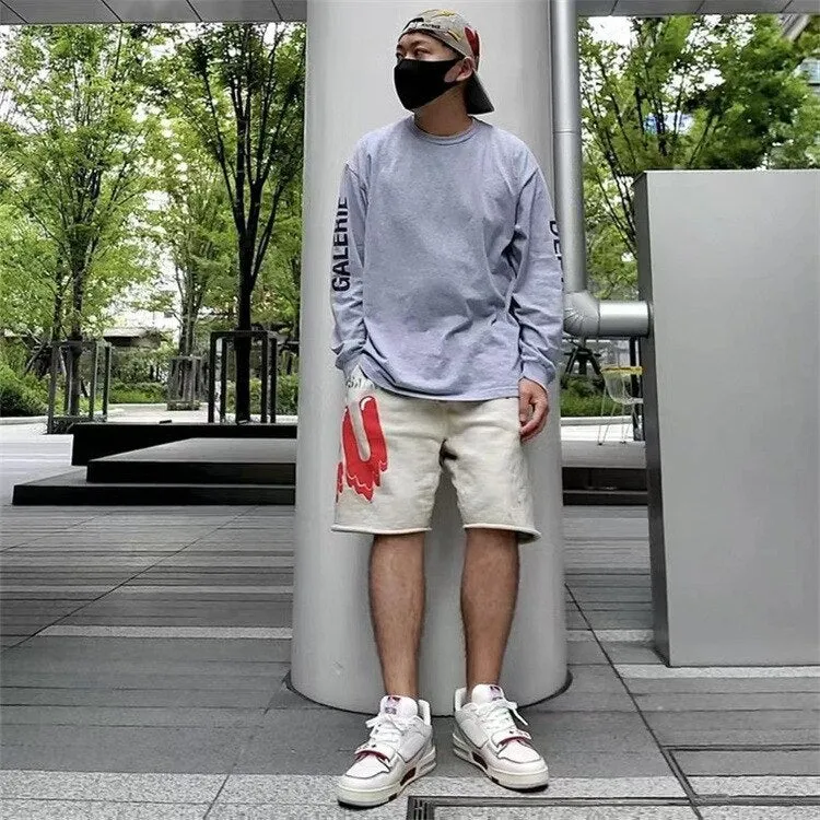 EU Saint Red Heart Shorts