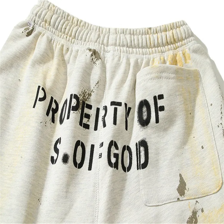 EU Saint Red Heart Shorts