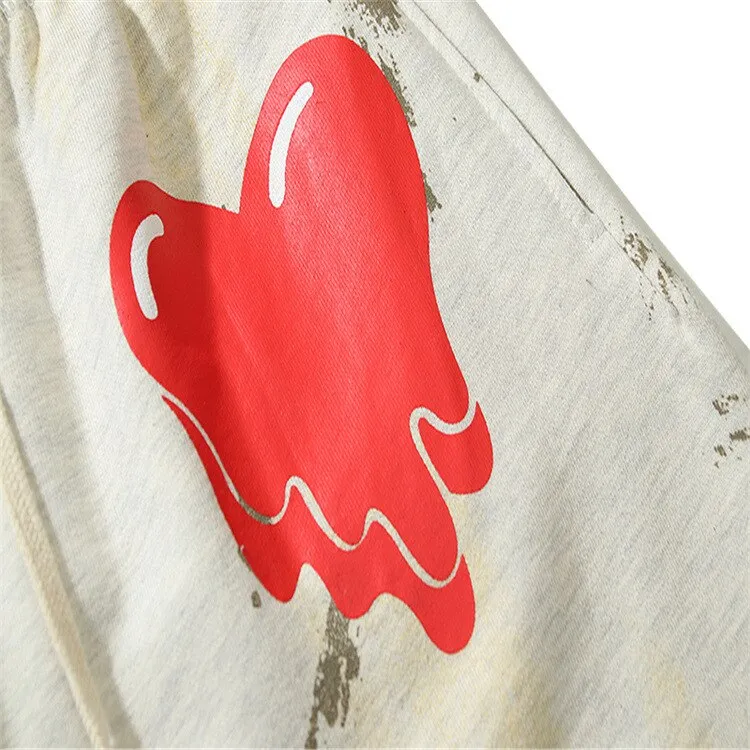 EU Saint Red Heart Shorts