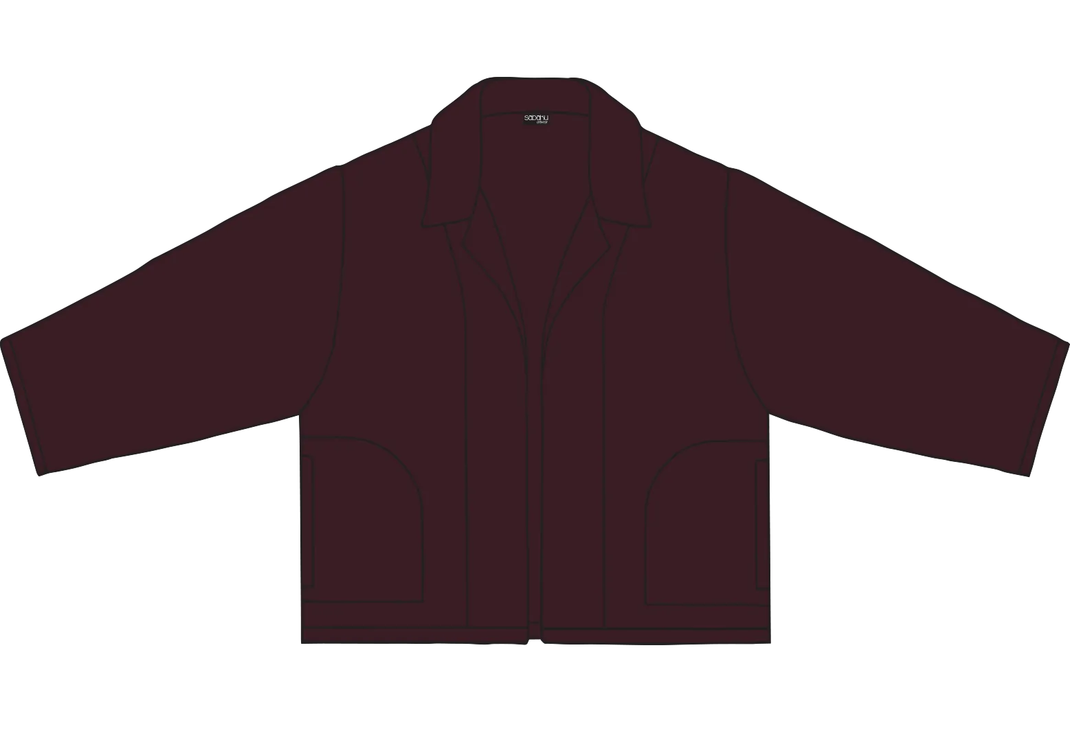 Fig French Terry Kimono Jacket