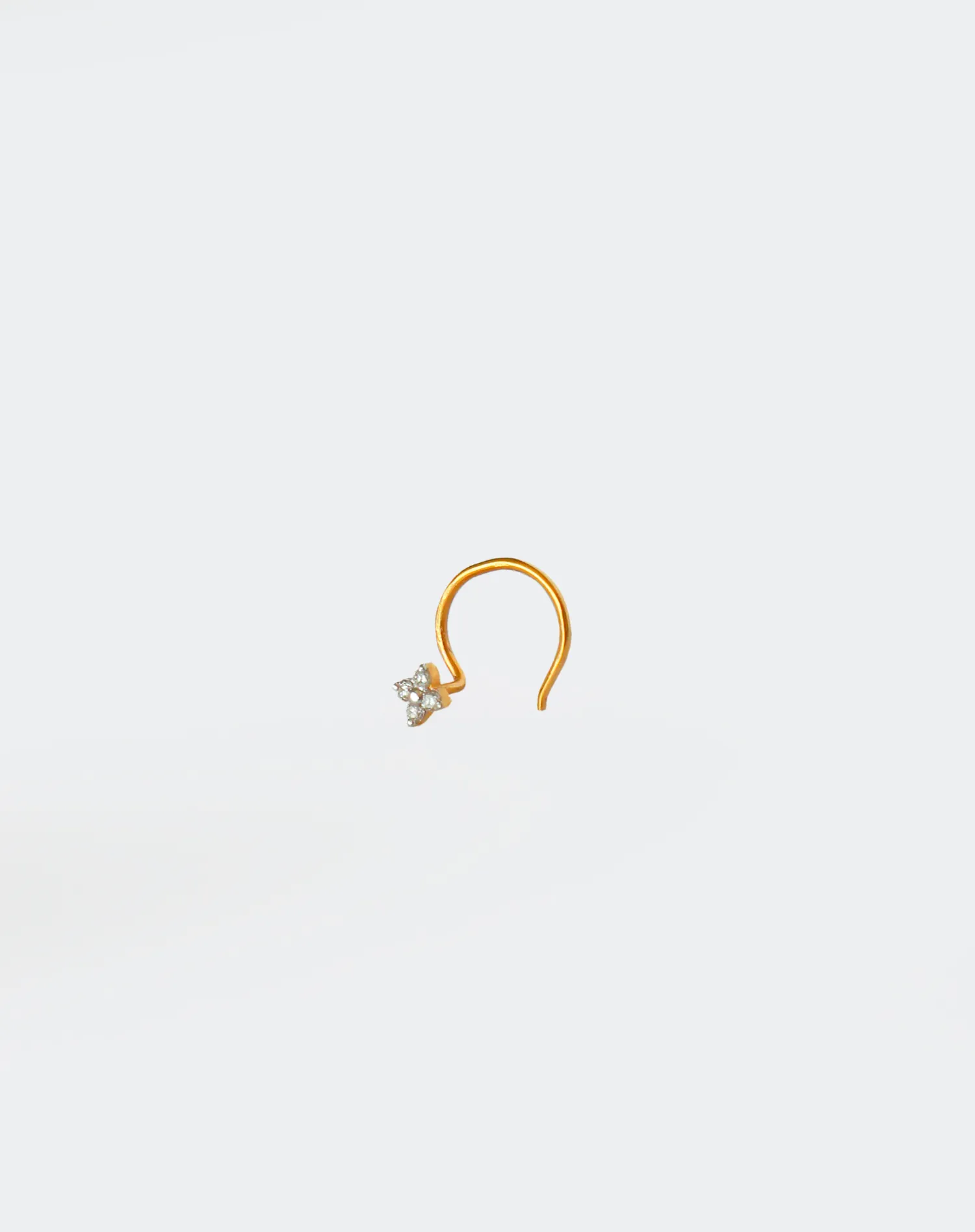 Flower Diamond Nose Ring