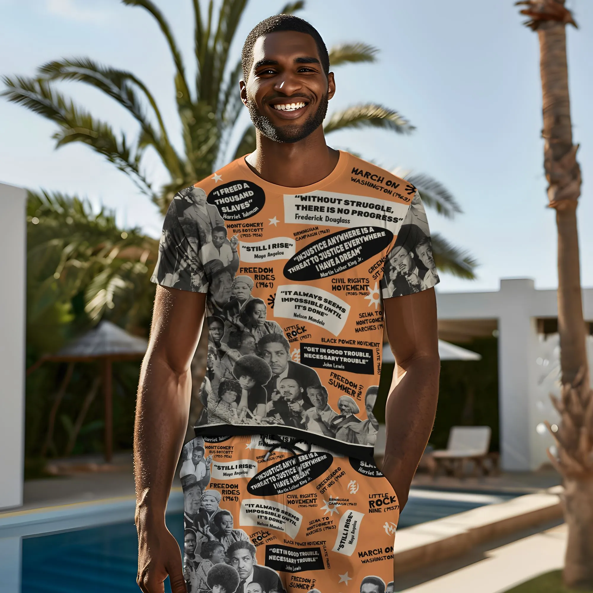 Freedom Threads Civil Rights Edition T-shirt and Shorts Set