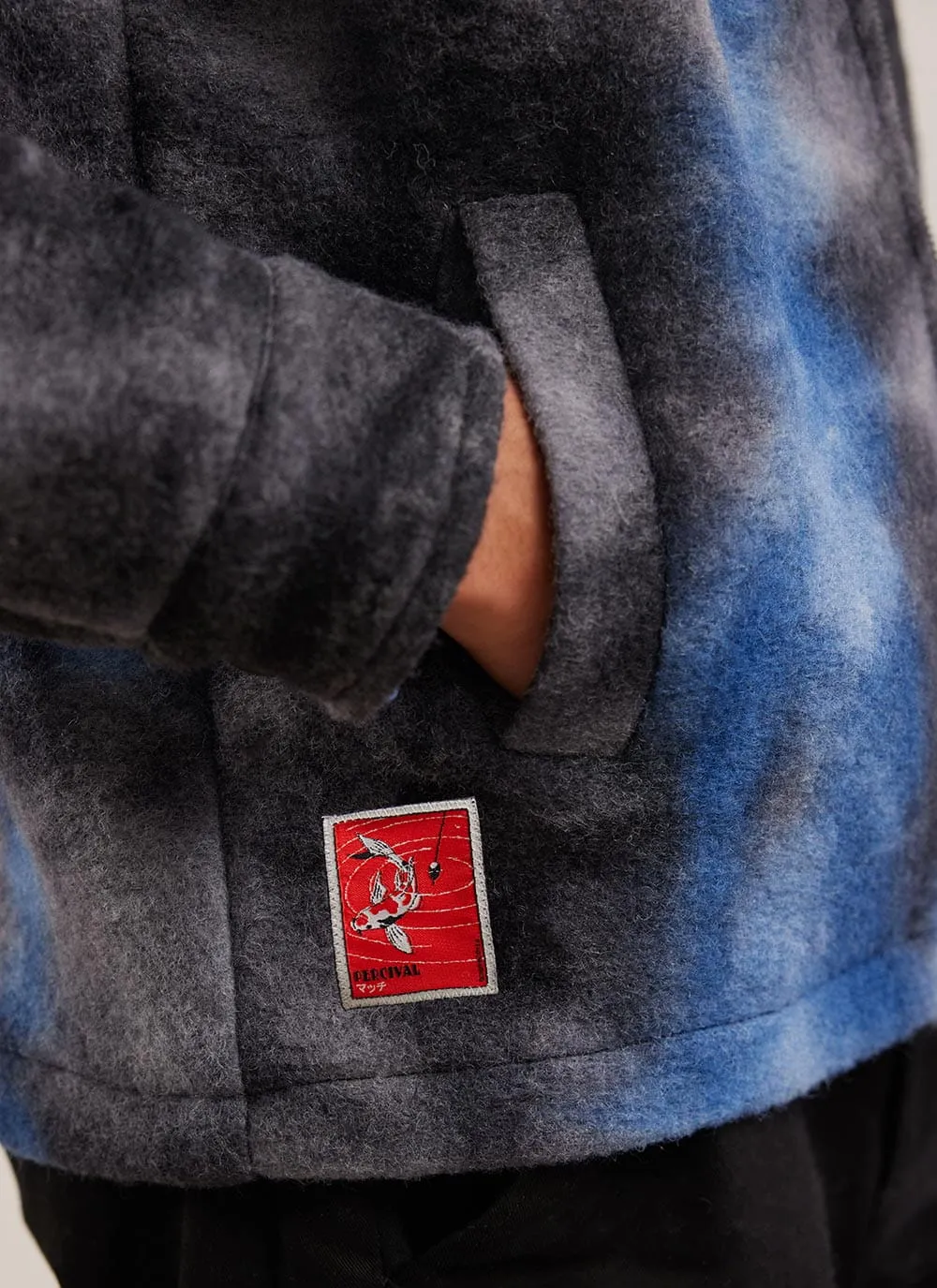 Galaxy Zip Overshirt | Wool | Navy