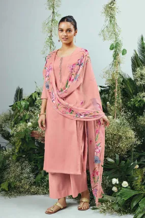 Ganga Unstitched Premium Cotton Women Salwar Suit Set