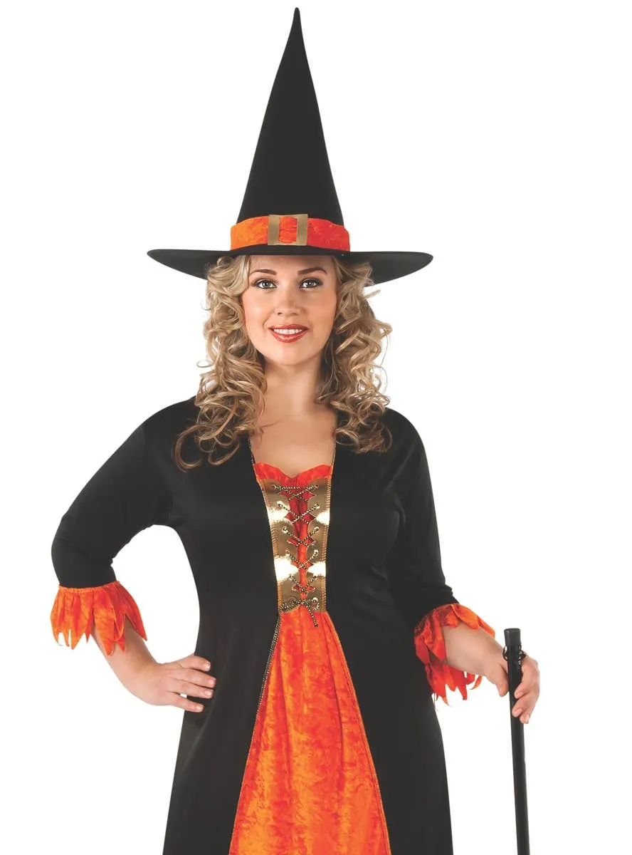 Gothic Witch Plus Size Womens Halloween Costume