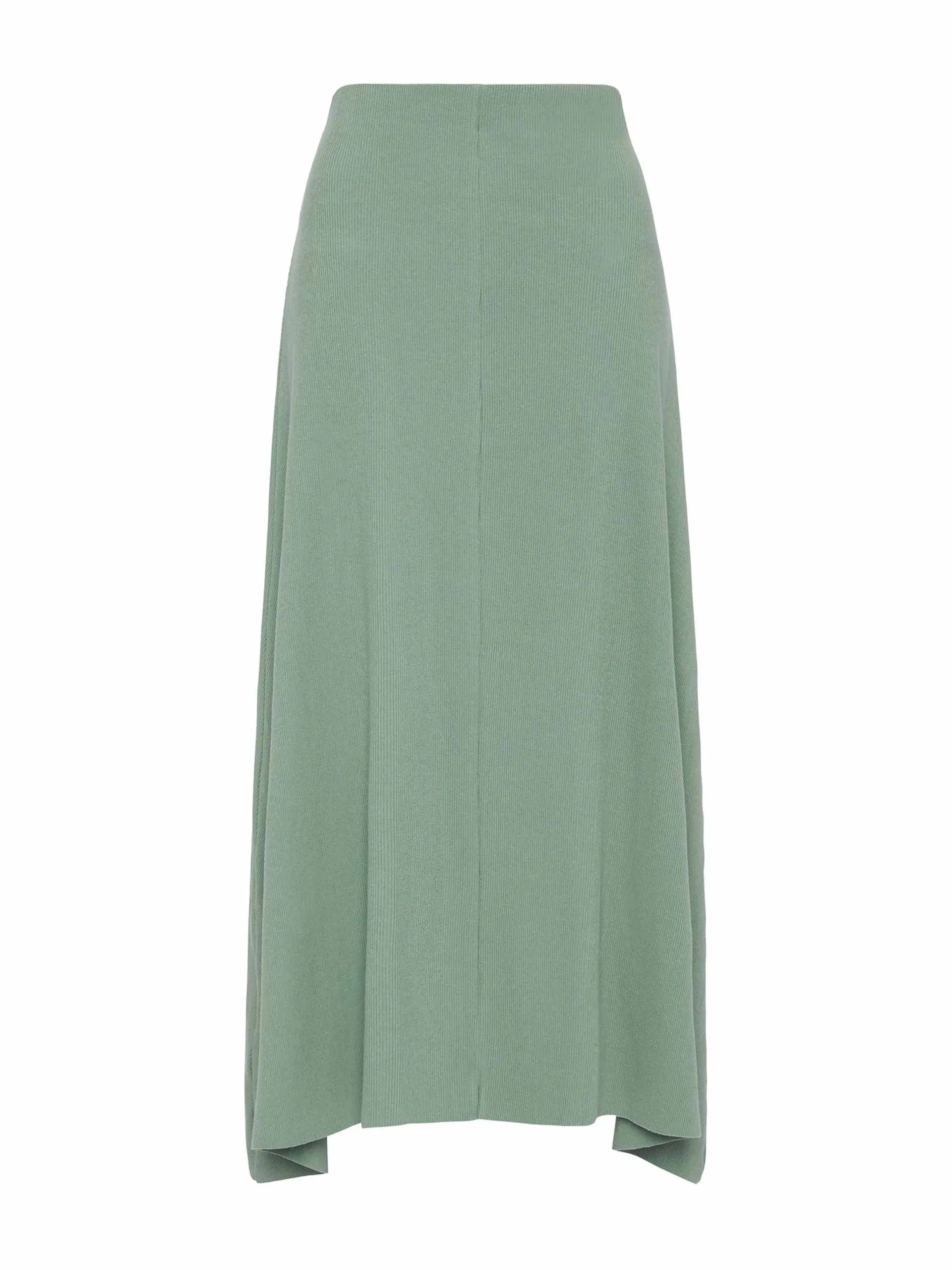 Green midi skirt