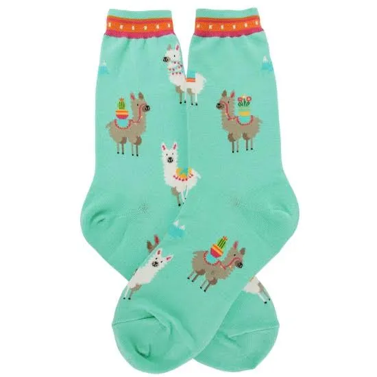 Happy Alpacas Women's Crew Socks