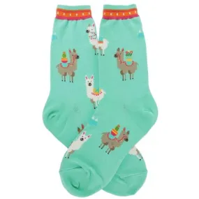 Happy Alpacas Women's Crew Socks