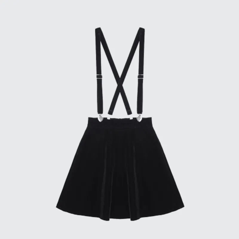 Japanese Mini Skirt With Straps