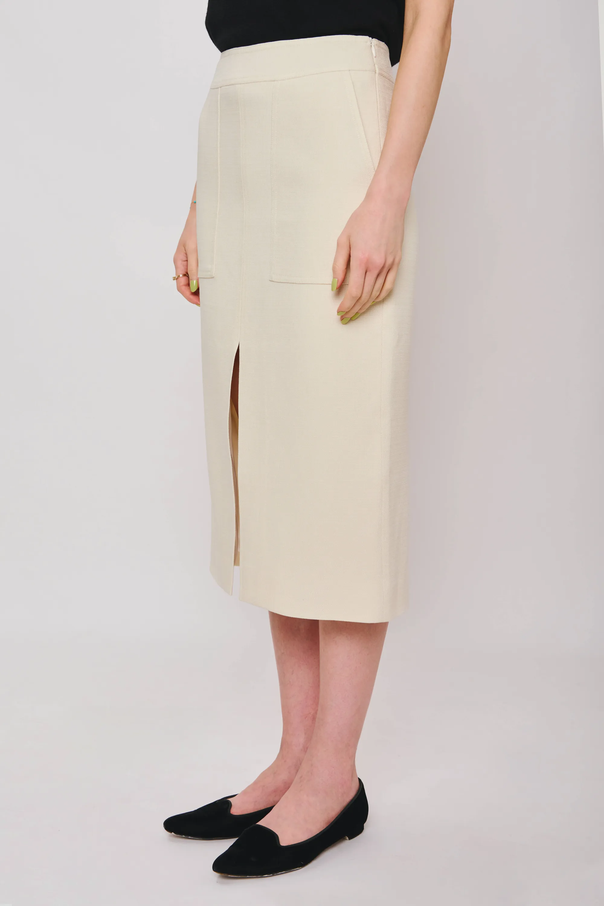 JAS midi skirt (Milk)