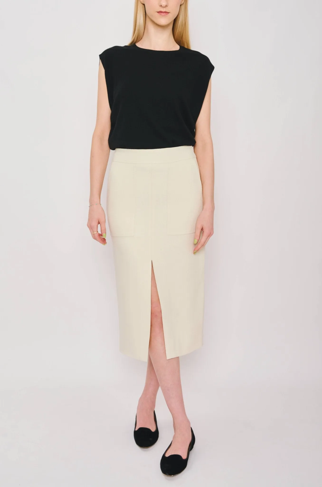 JAS midi skirt (Milk)