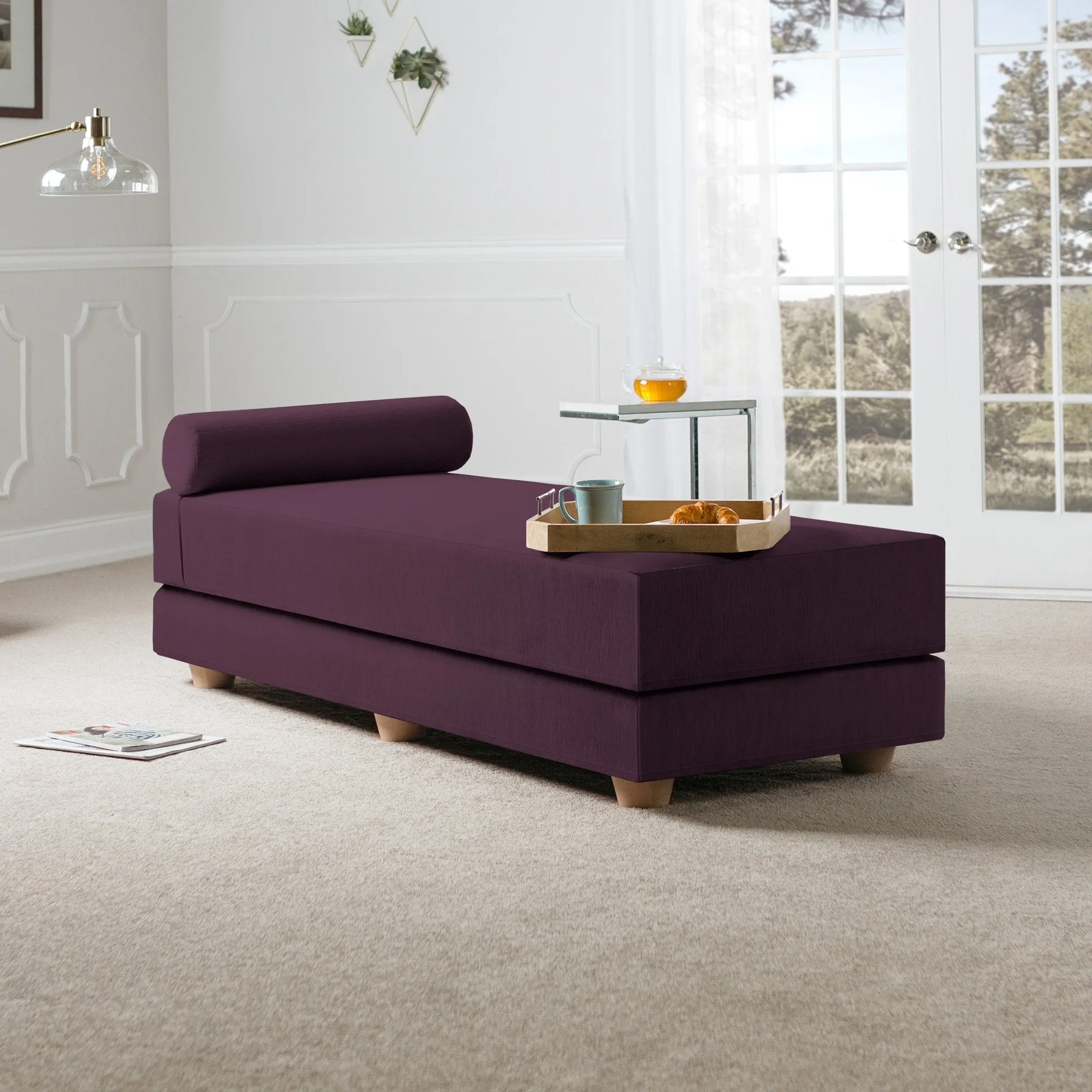 Jaxx Alon Convertible Queen Daybed & Mattress