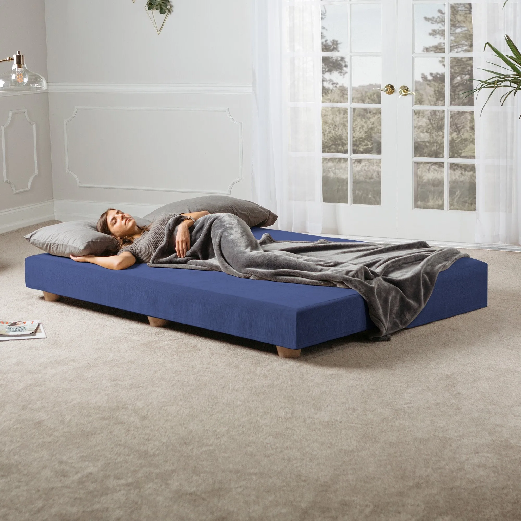 Jaxx Alon Convertible Queen Daybed & Mattress