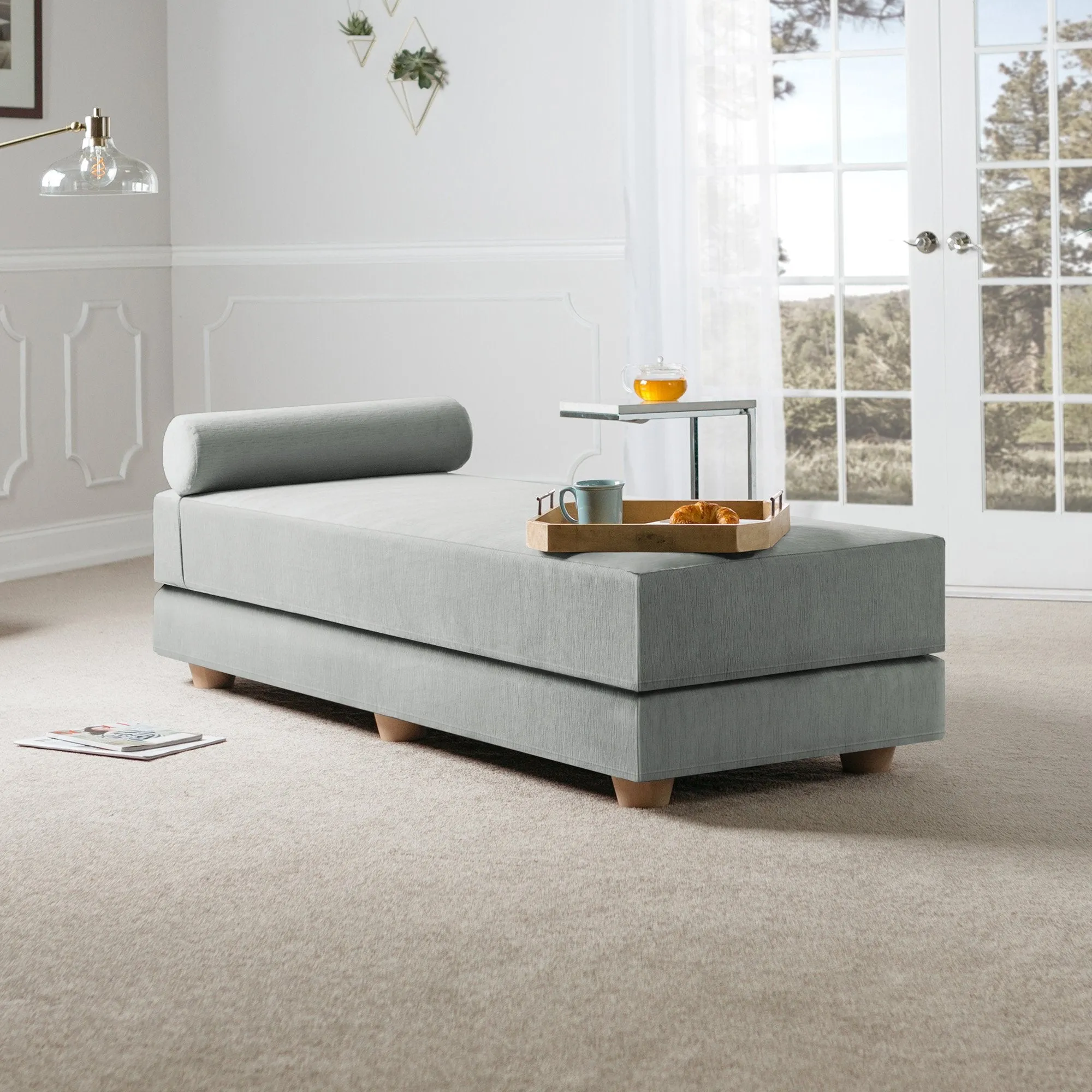 Jaxx Alon Convertible Queen Daybed & Mattress