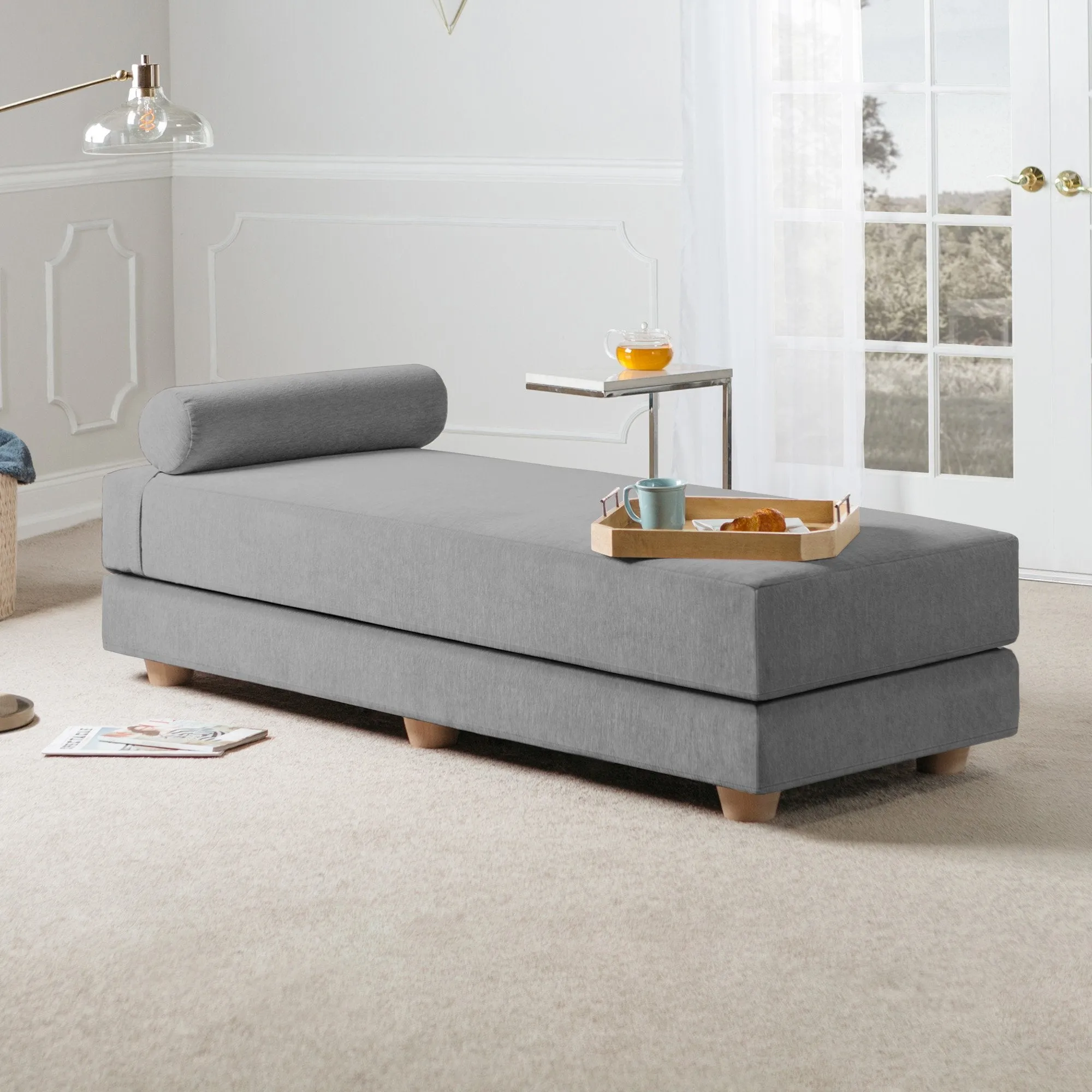 Jaxx Alon Convertible Queen Daybed & Mattress