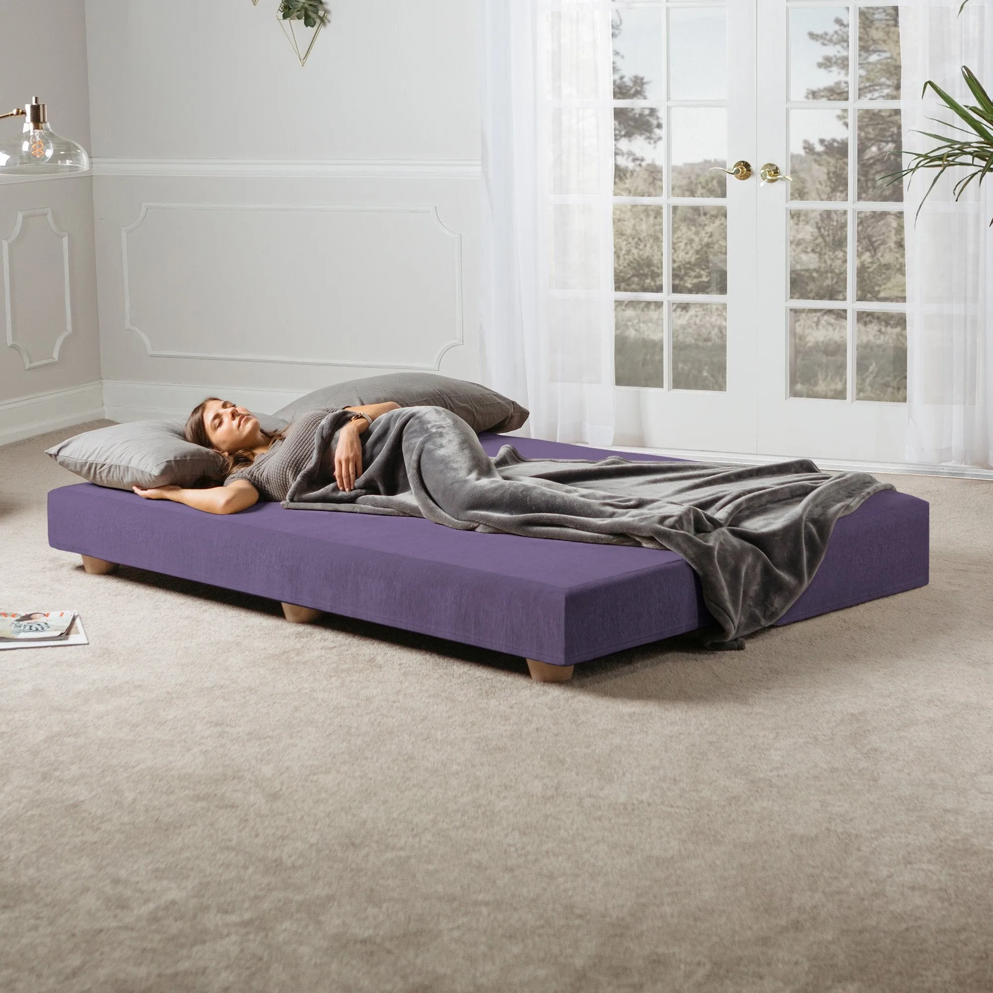 Jaxx Alon Convertible Queen Daybed & Mattress