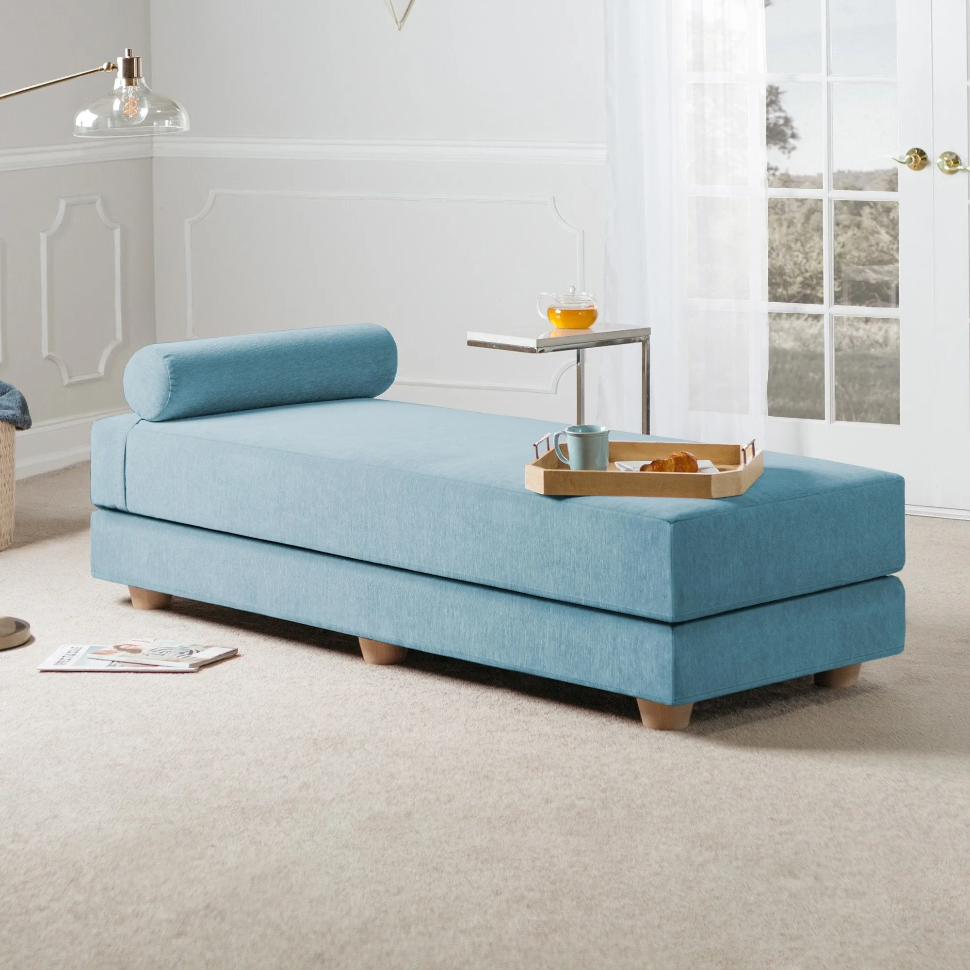 Jaxx Alon Convertible Queen Daybed & Mattress