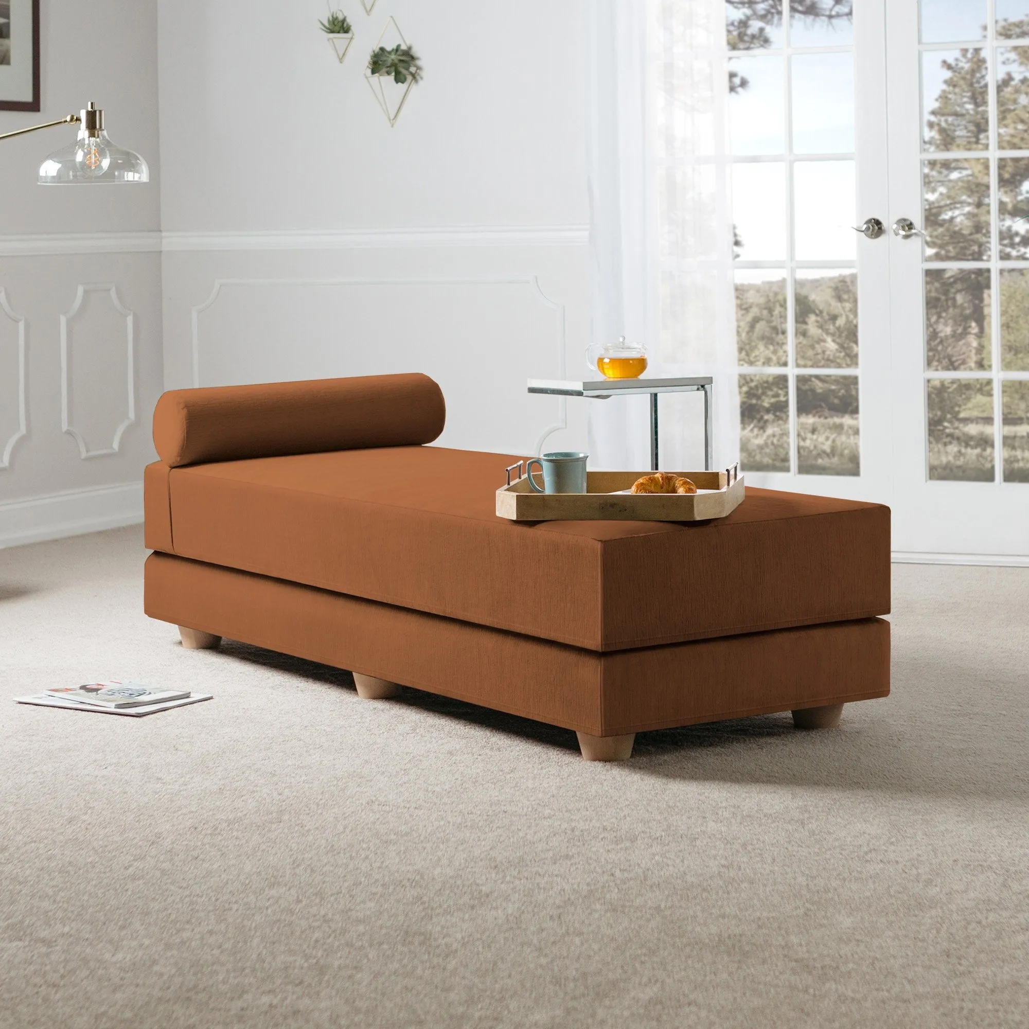 Jaxx Alon Convertible Queen Daybed & Mattress