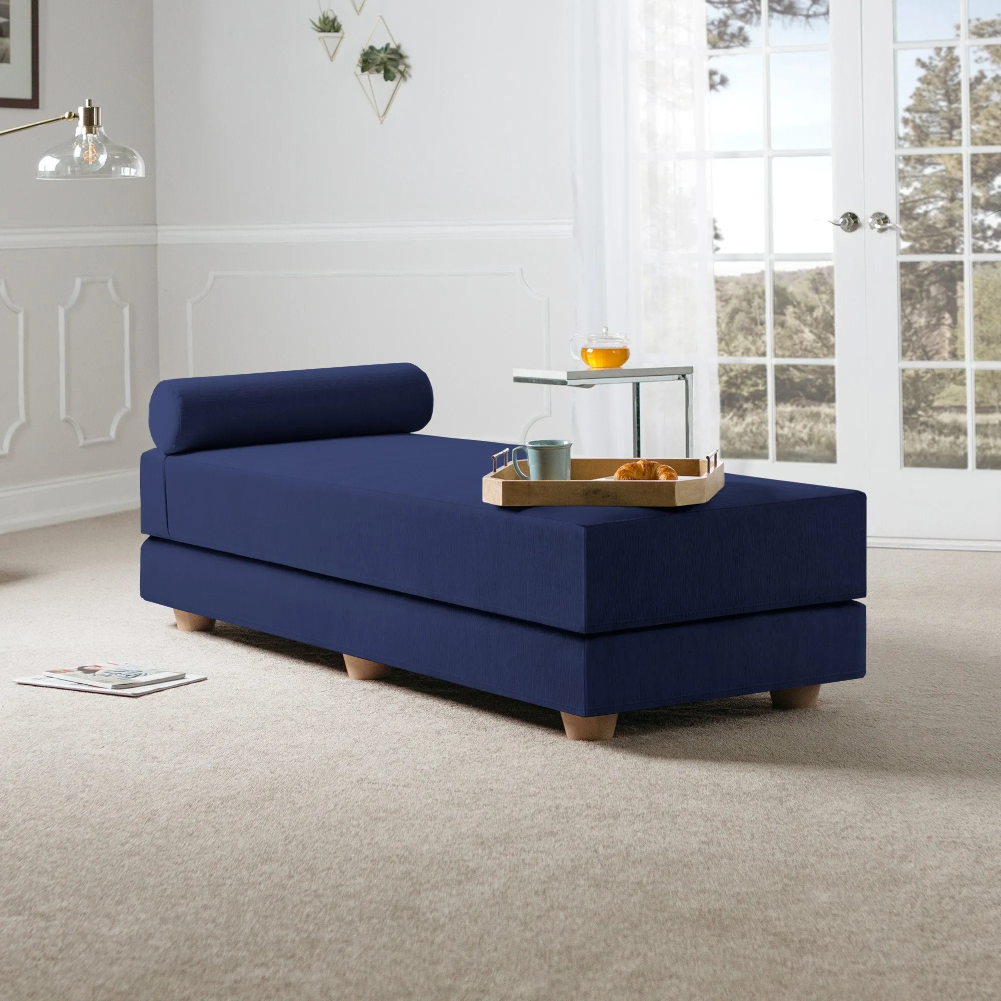 Jaxx Alon Convertible Queen Daybed & Mattress