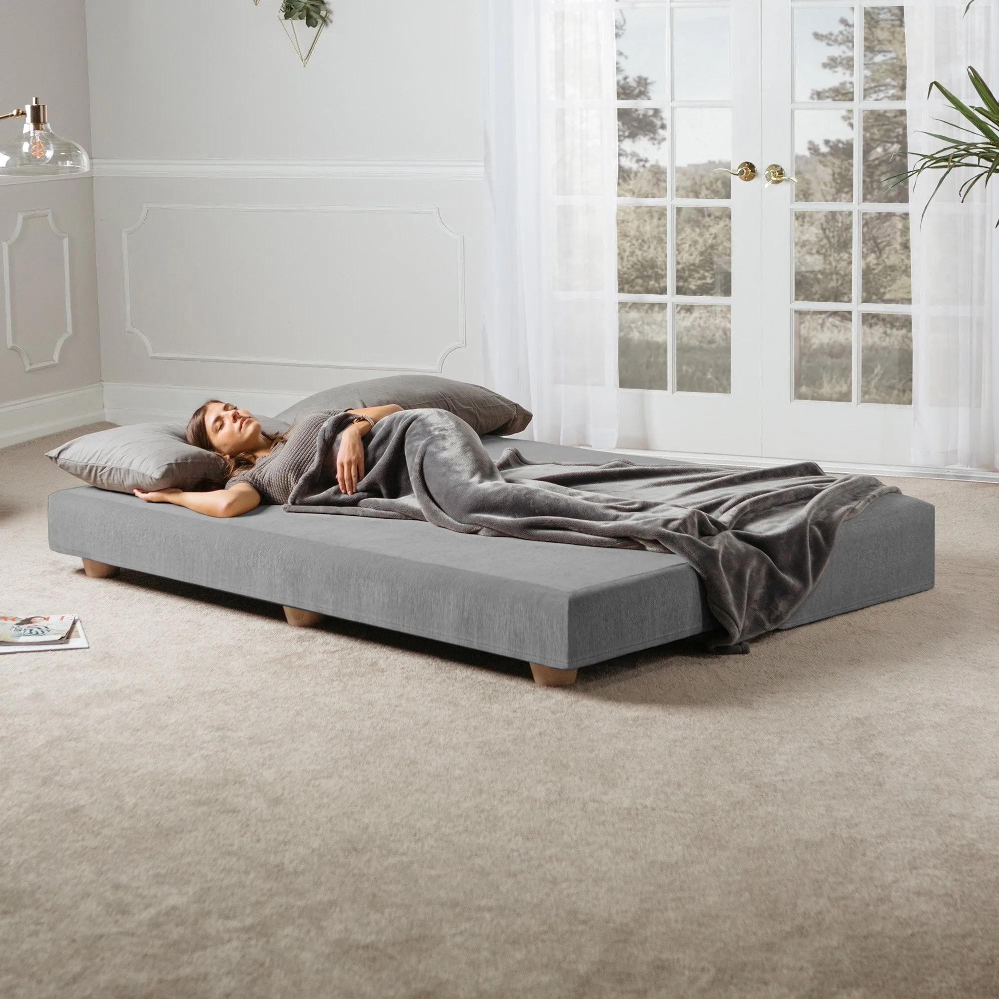 Jaxx Alon Convertible Queen Daybed & Mattress