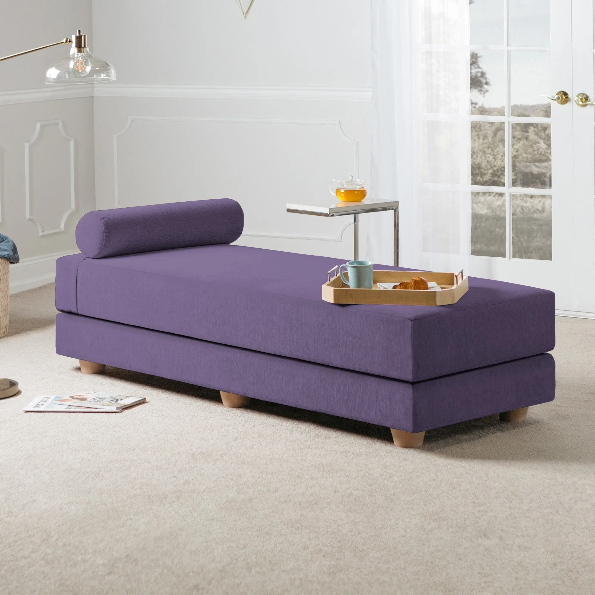 Jaxx Alon Convertible Queen Daybed & Mattress