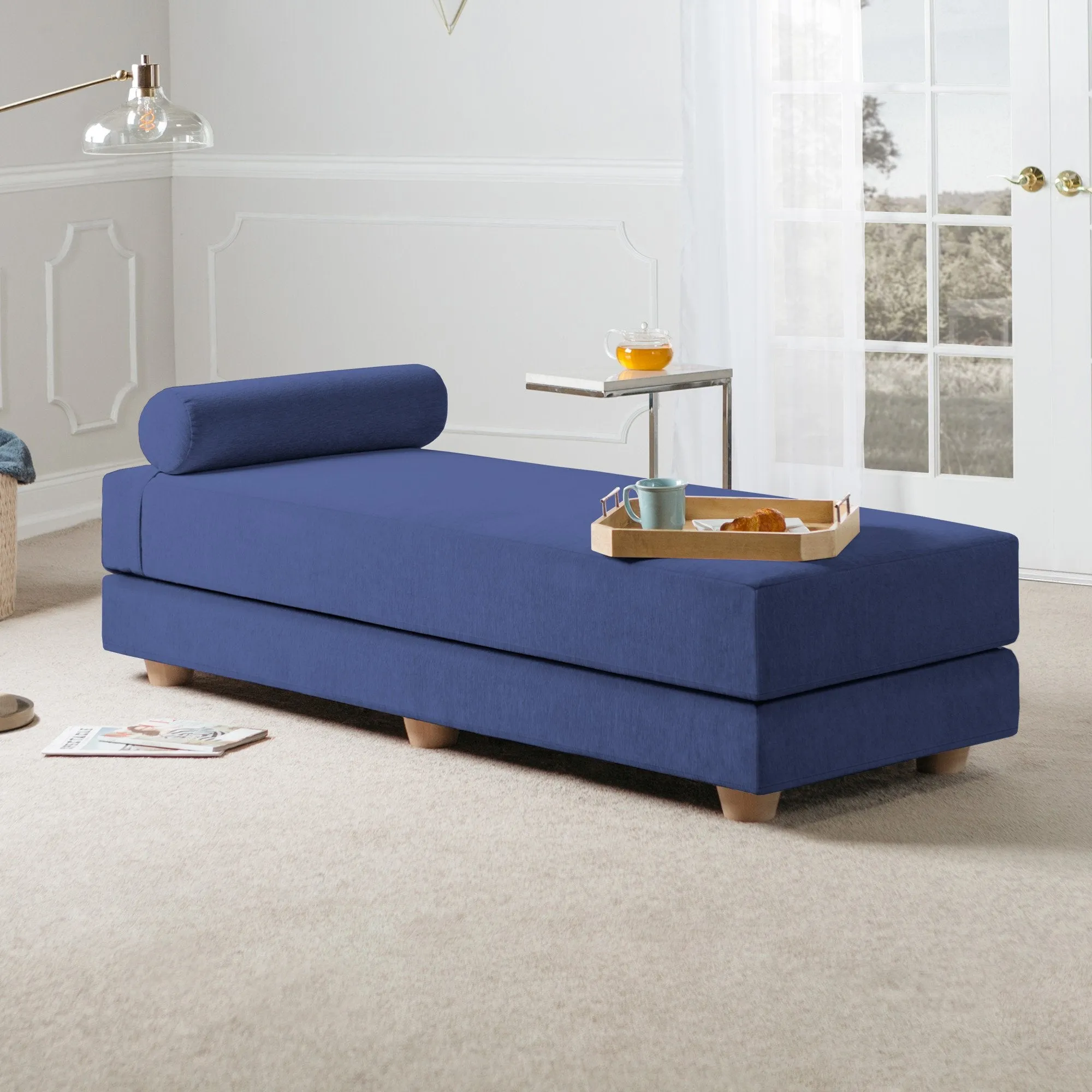 Jaxx Alon Convertible Queen Daybed & Mattress
