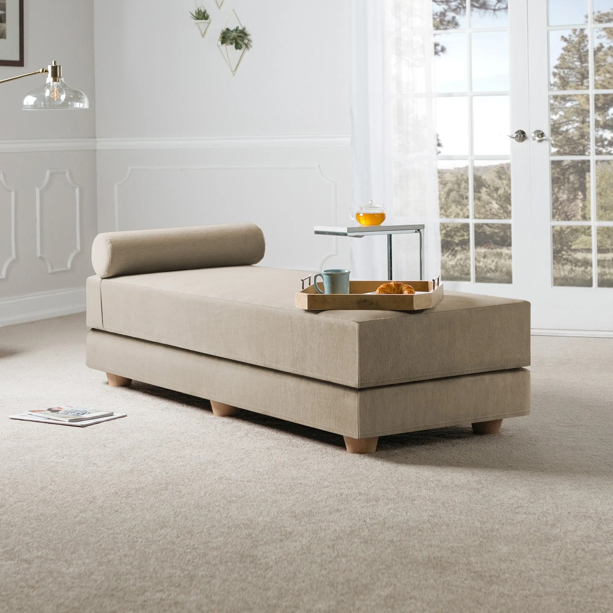 Jaxx Alon Convertible Queen Daybed & Mattress