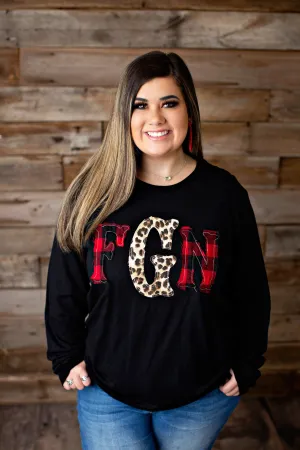 Leopard/Plaid Monogrammed Shirt - 2020