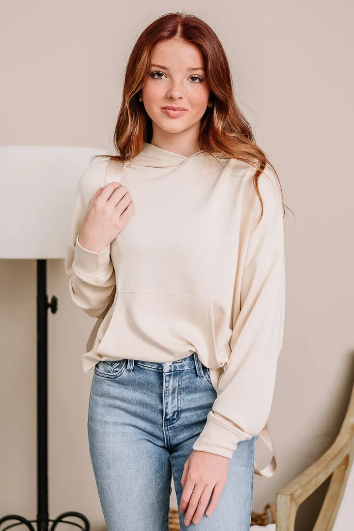 Let's Lounge Pocket Hoodie | Alpaca