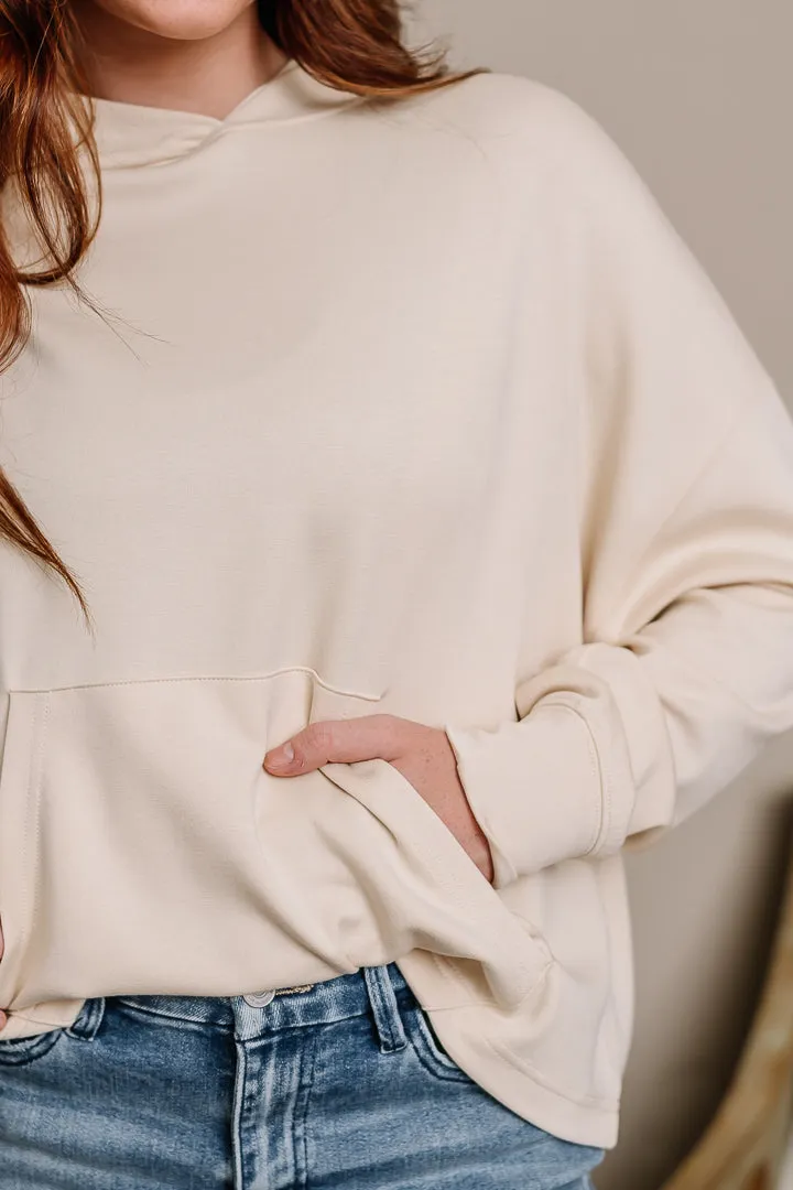 Let's Lounge Pocket Hoodie | Alpaca