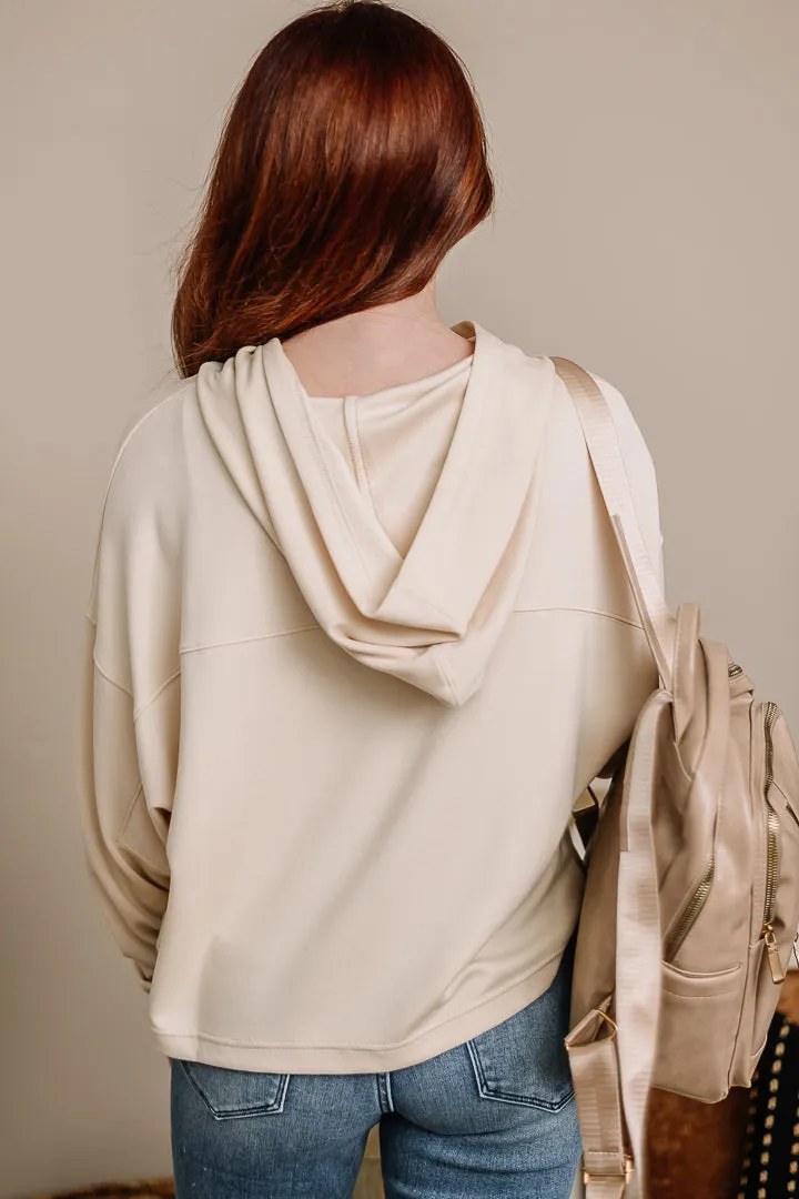 Let's Lounge Pocket Hoodie | Alpaca