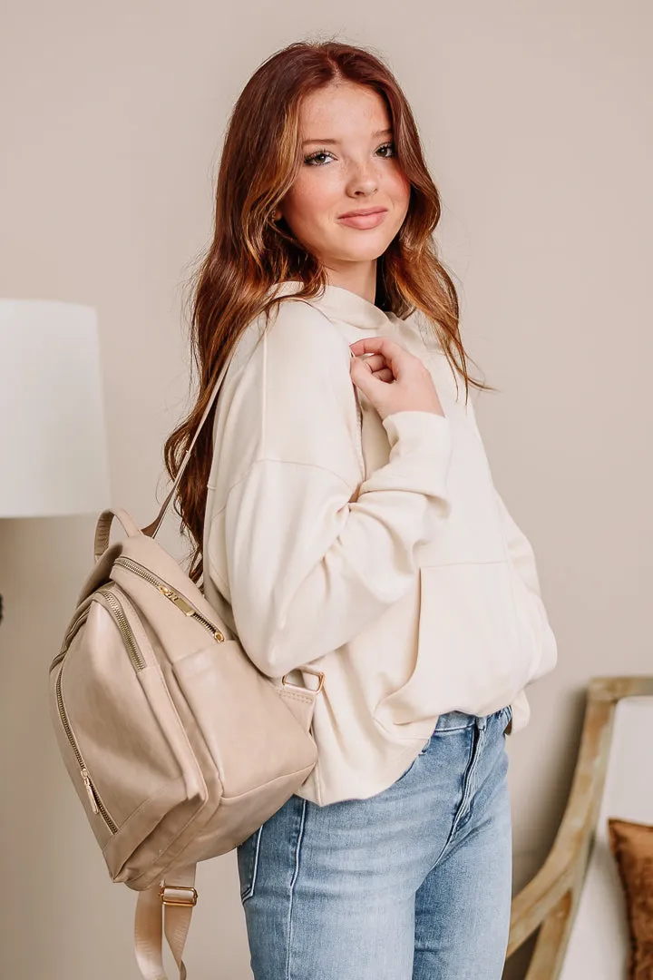 Let's Lounge Pocket Hoodie | Alpaca