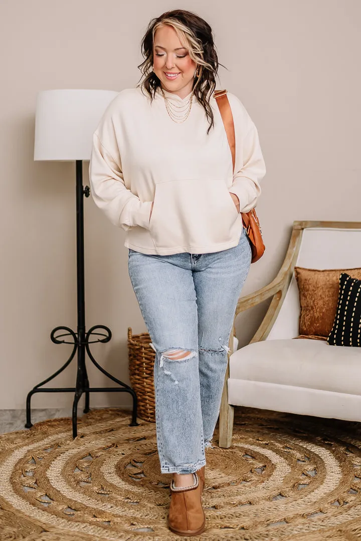 Let's Lounge Pocket Hoodie | Alpaca