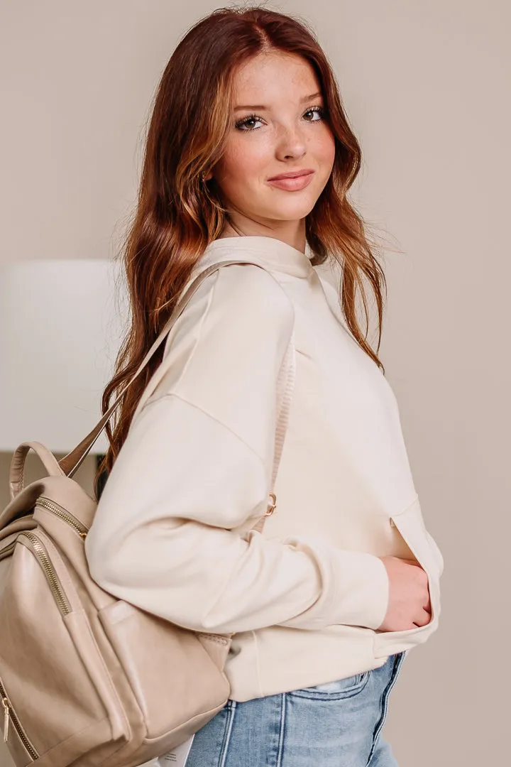Let's Lounge Pocket Hoodie | Alpaca