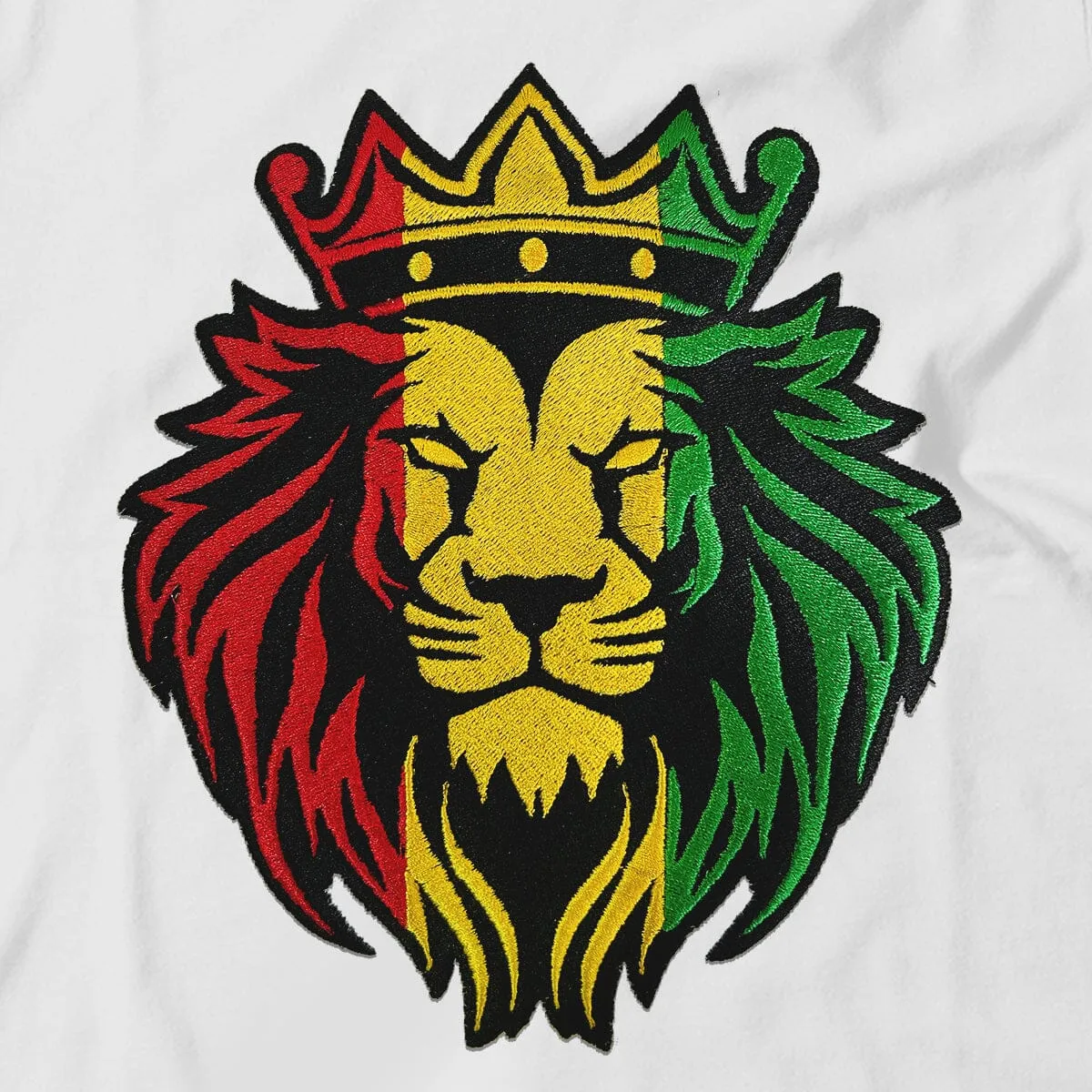Lion Crown Embroidered T-shirt