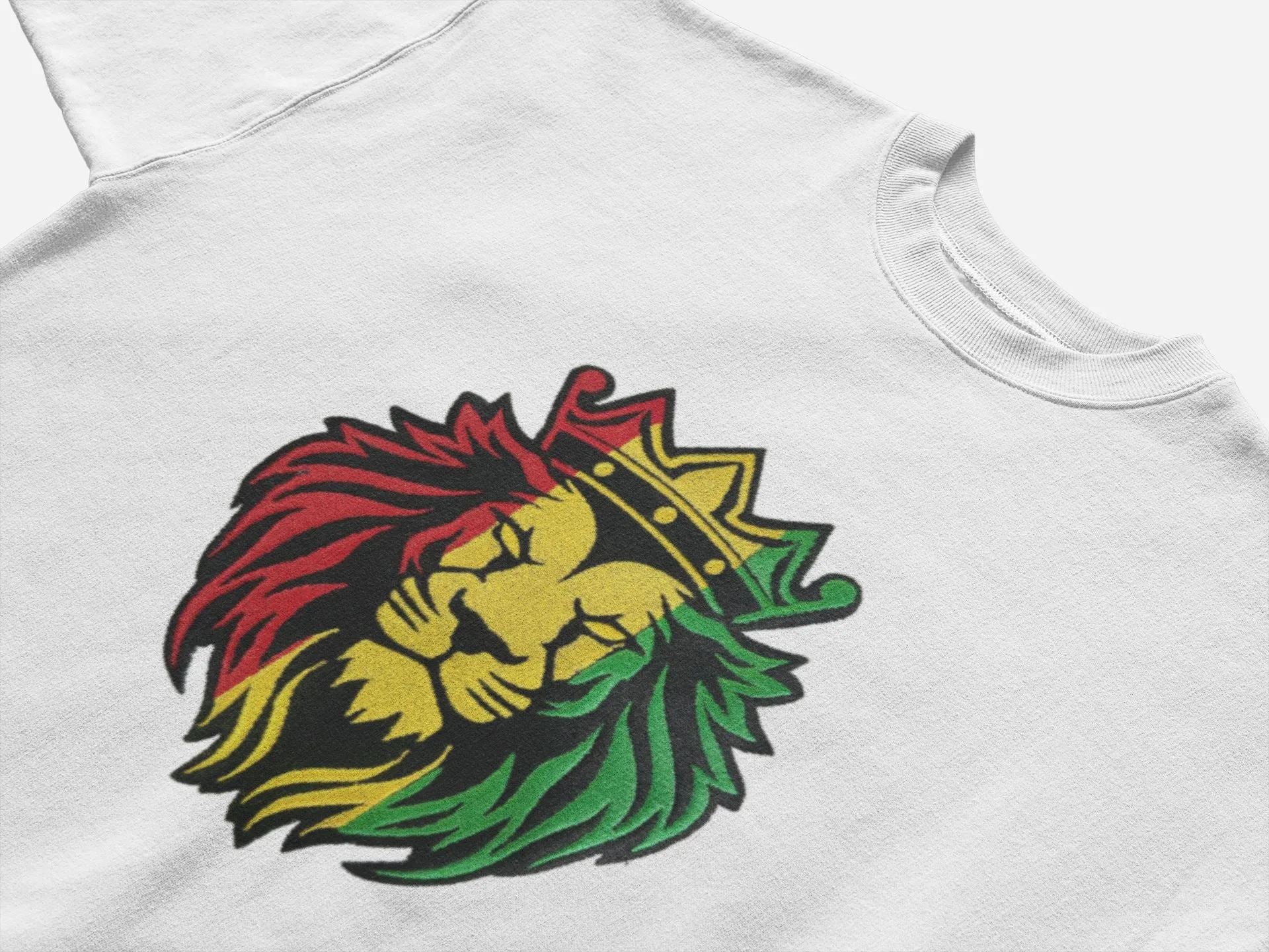 Lion Crown Embroidered T-shirt