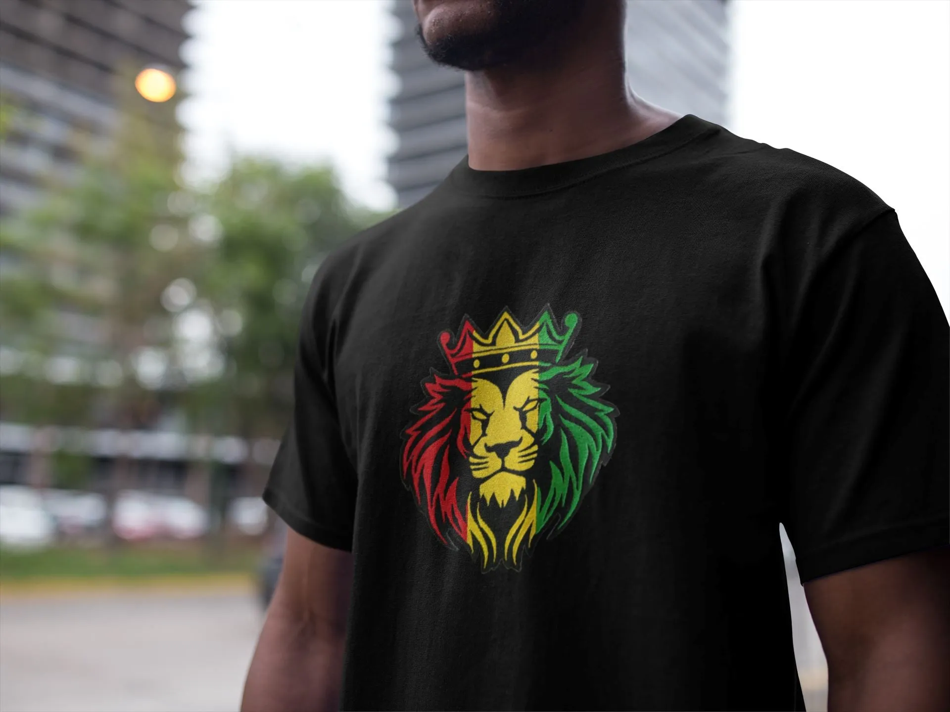 Lion Crown Embroidered T-shirt