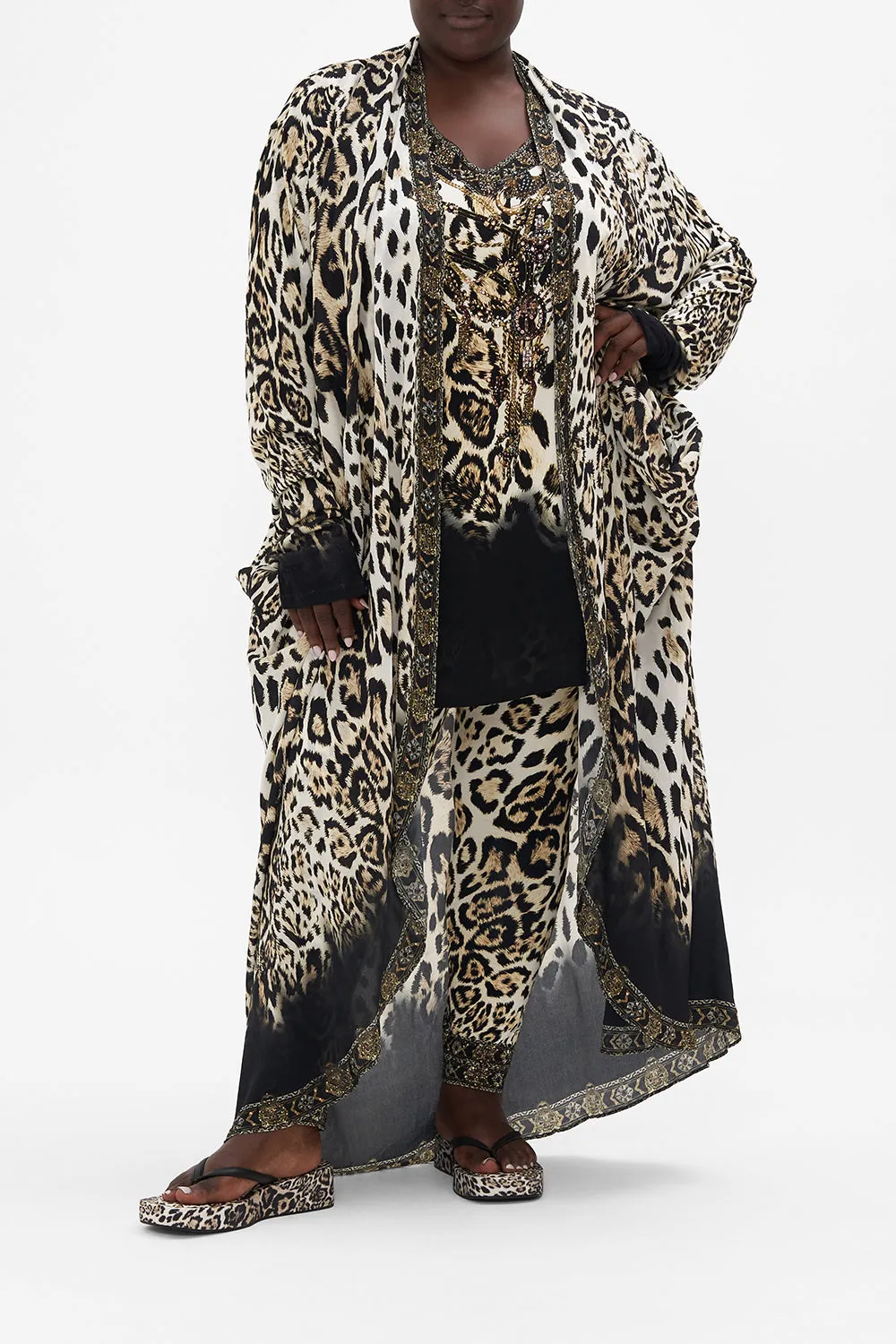 LONG CASUAL JACKET WITH POCKETS COOL FOR CATS