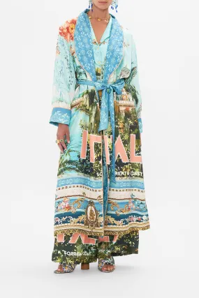 LONG ROBE WITH TIE FROM SORRENTO WITH LOVE