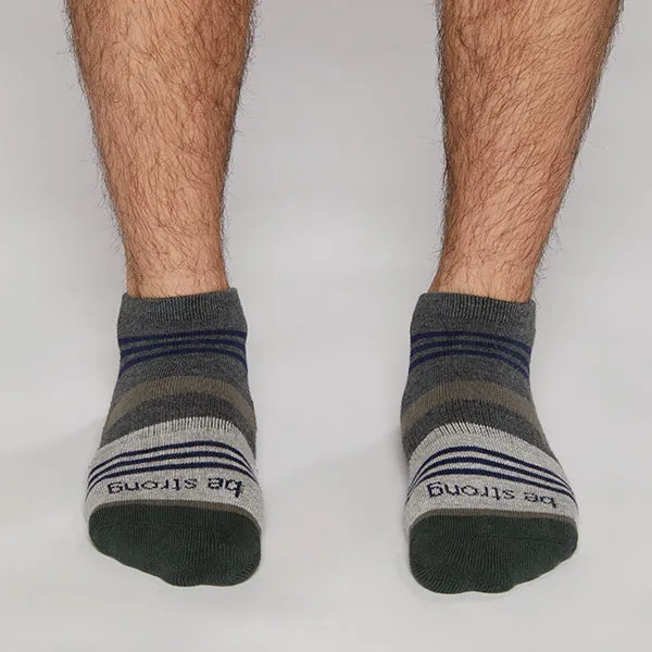 Mens Be Strong Grip Socks (Hunter)