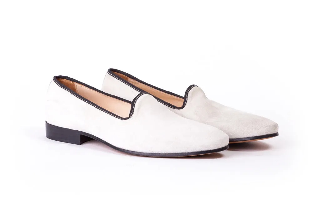 Men's Beige Slip-On With Leather Sole (EX-140)