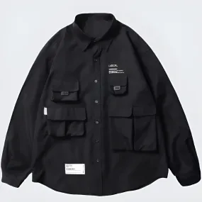 Multi Pocket Long Sleeve Shirt