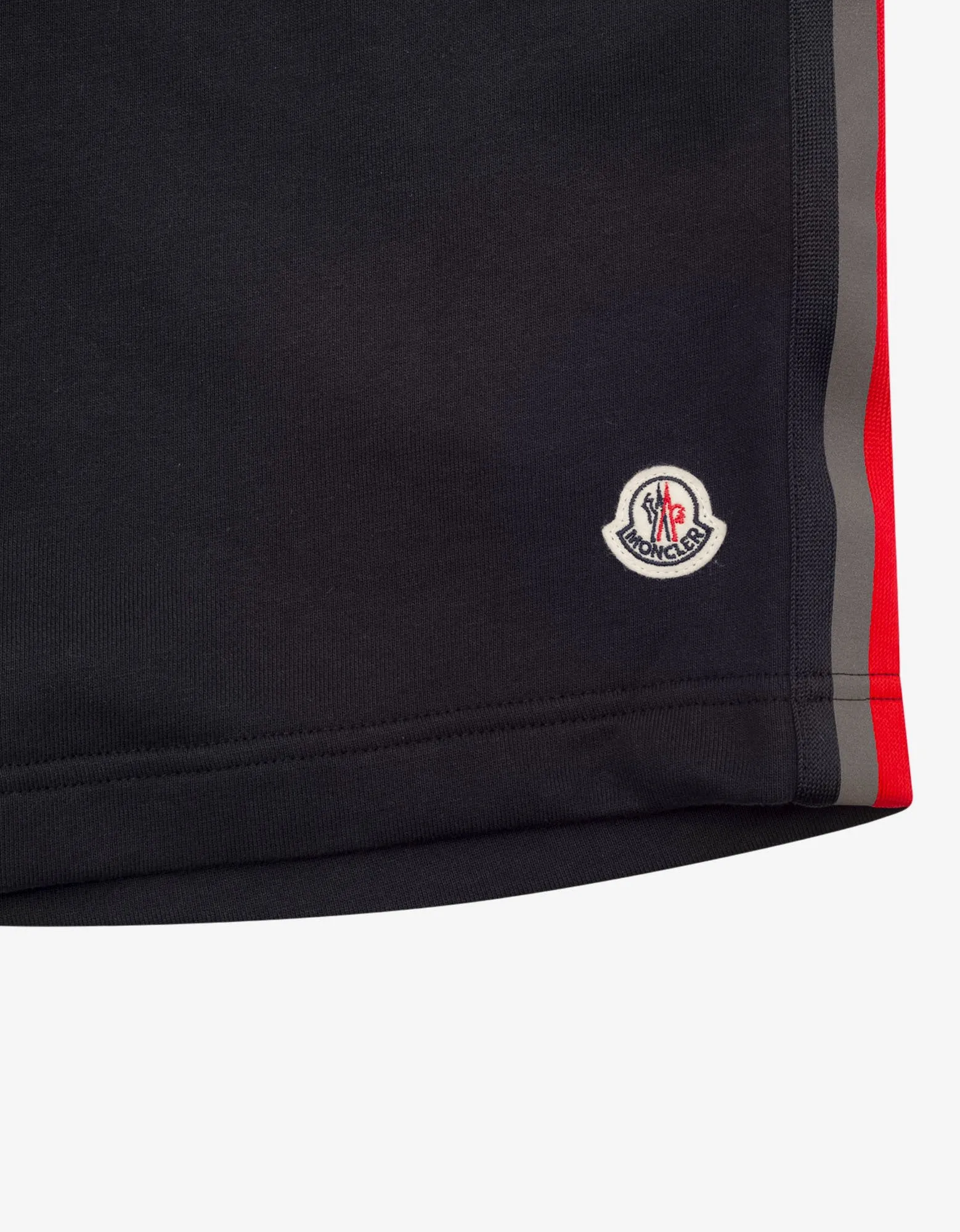 Navy Blue Tricolour Tape Sweat Shorts
